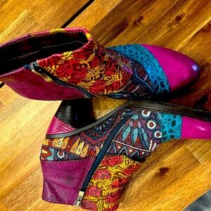Colorful Women's Ankle Boots
